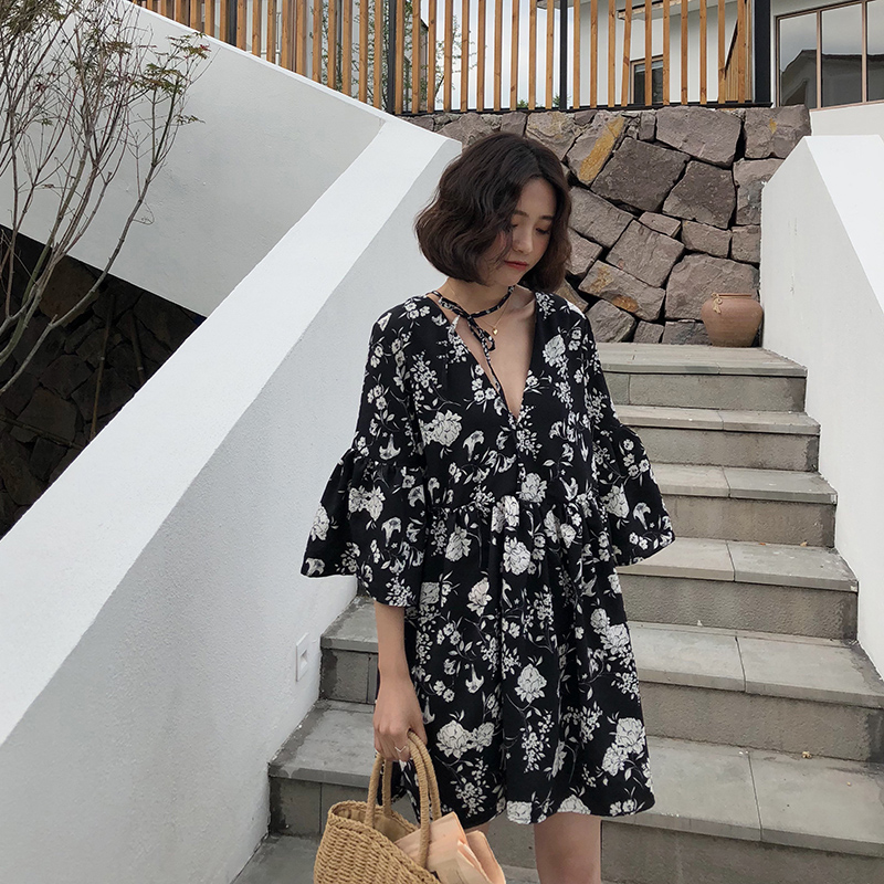 Jupe de plage pour vacances à  - Midi Skirt Floral avis et prix