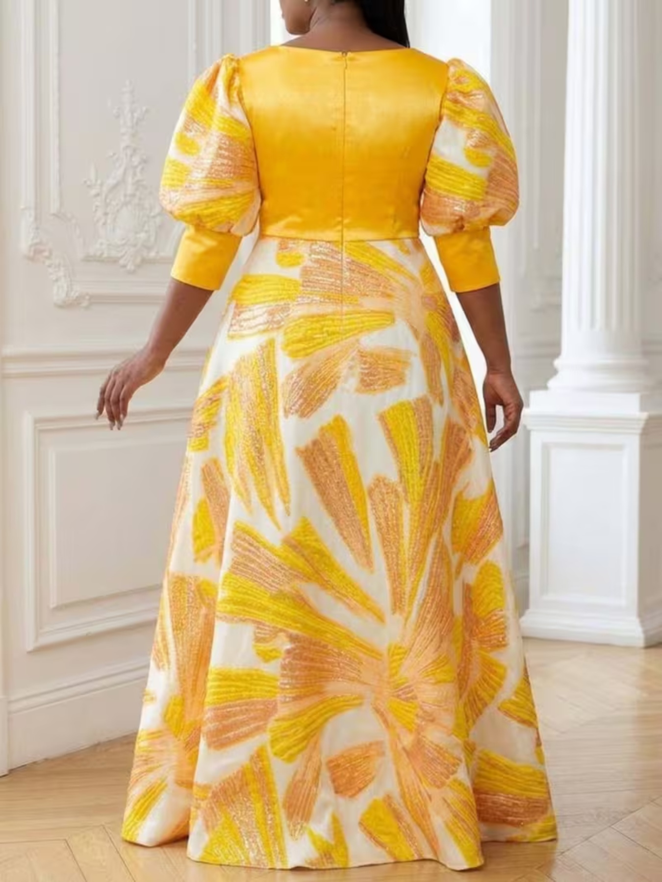 Robe longue en satin imprimé p - Romper Floral Print avis et prix