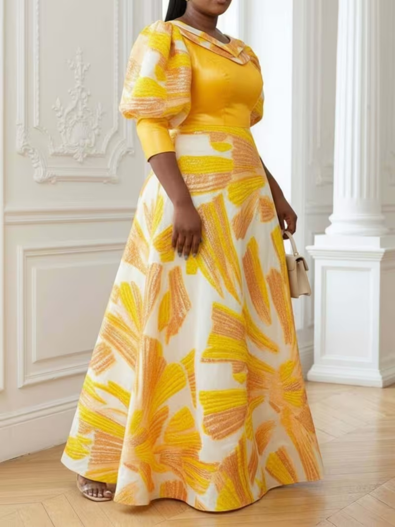 Robe longue en satin imprimé p - Romper Floral Print avis et prix