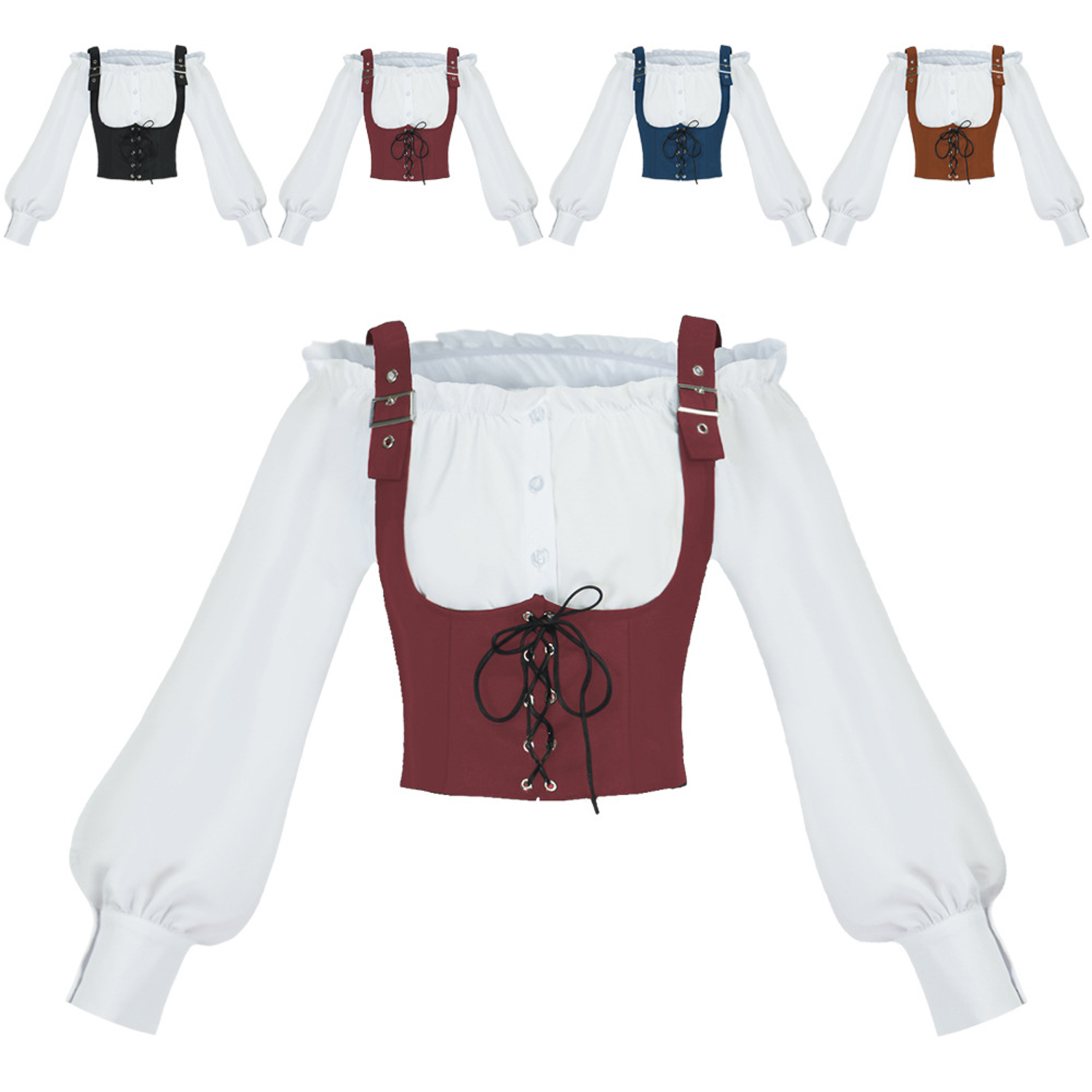 Ensemble de costume Renaissanc - Blouse Off Shoulder avis et prix