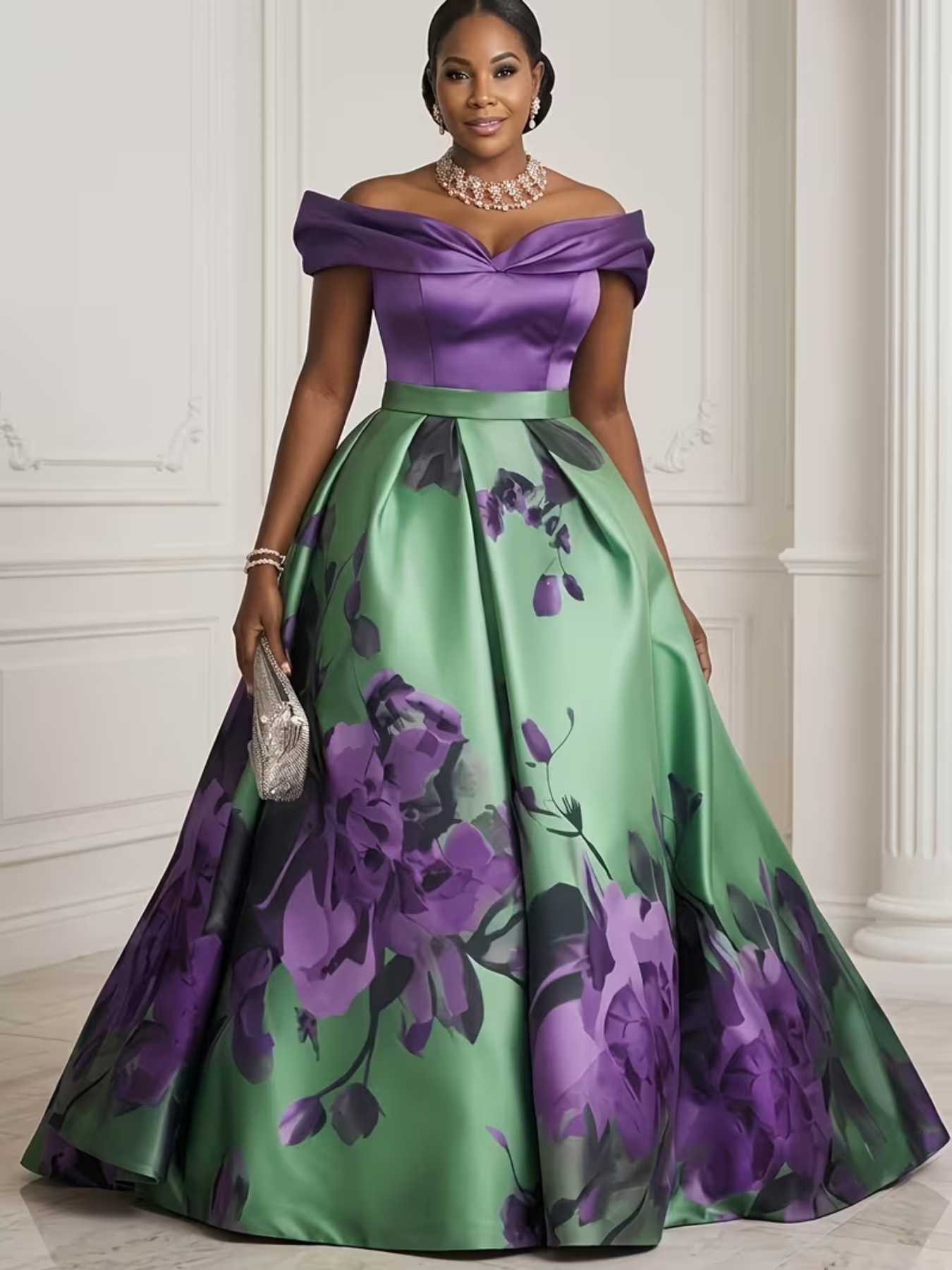 Robe de soirée formelle pour f - Romper Floral Print avis et prix