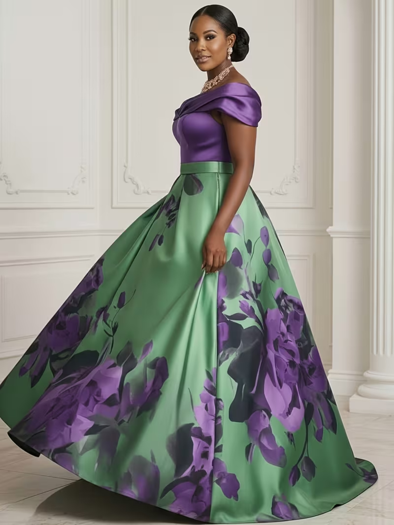 Robe de soirée formelle pour f - Romper Floral Print avis et prix