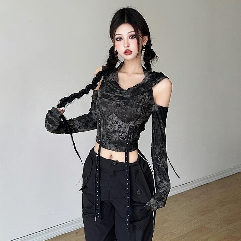 T-shirt à manches longues et c - Blouse Off Shoulder avis et prix