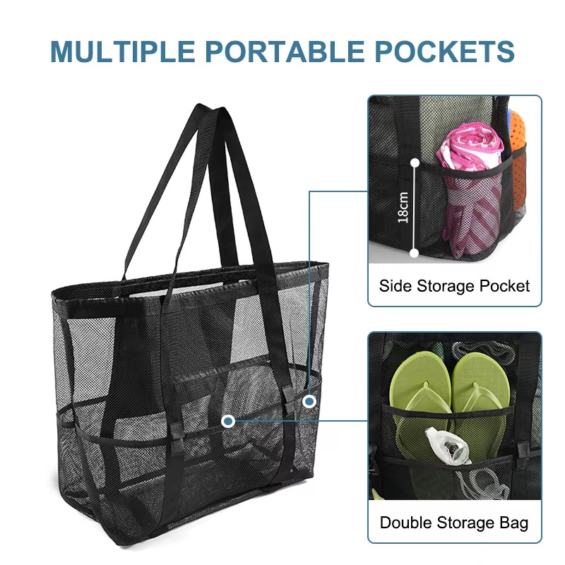 1 sac de plage en maille extra - Tote Bag Beach avis et prix