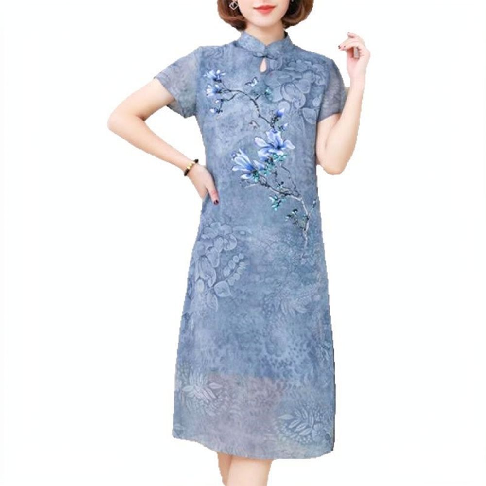 Robe d'été en mousseline à fle - Midi Skirt Floral avis et prix