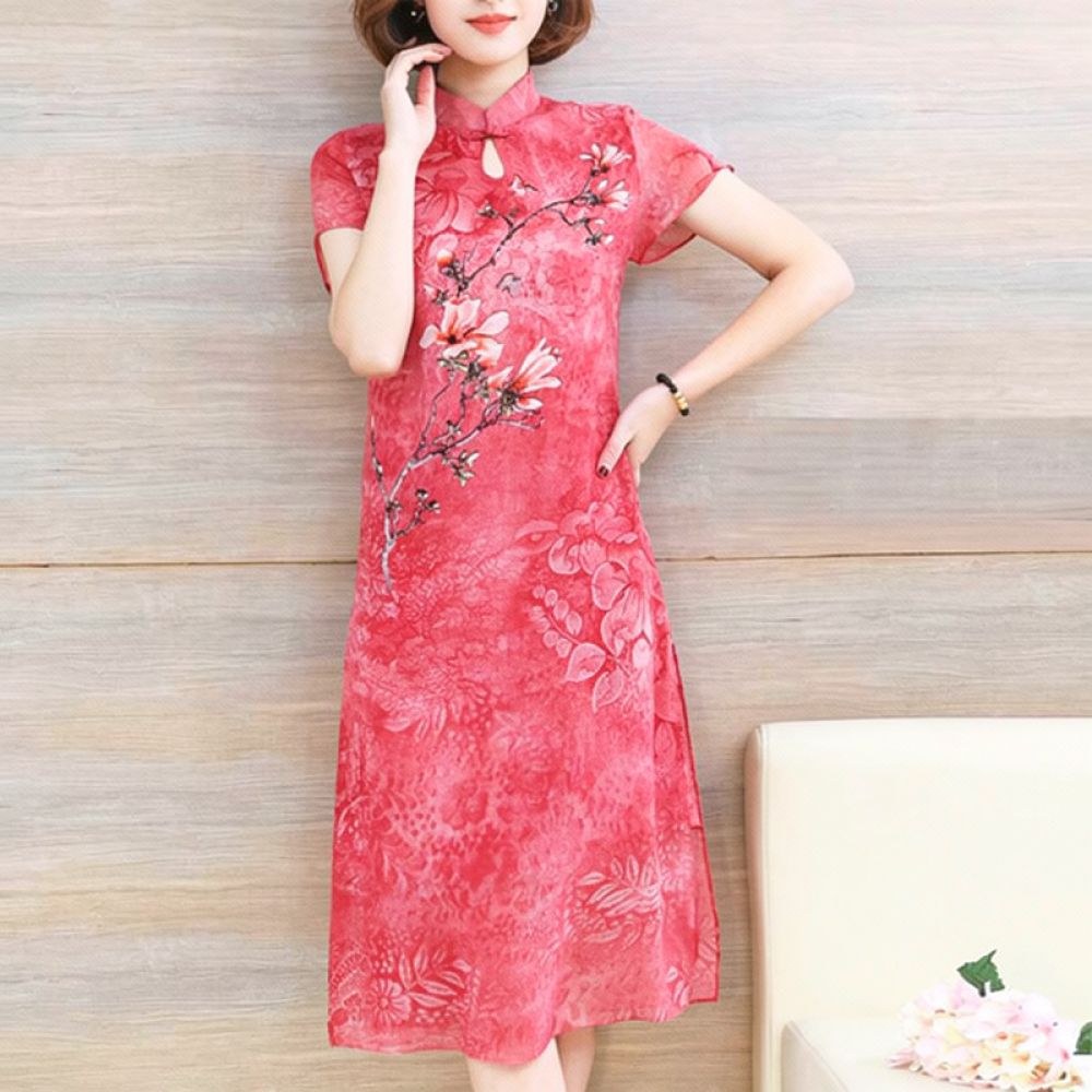 Robe d'été en mousseline à fle - Midi Skirt Floral avis et prix